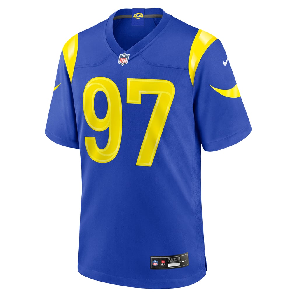 Men's Los Angeles Rams Poona Ford Nike Royal Game Jersey - Image 3