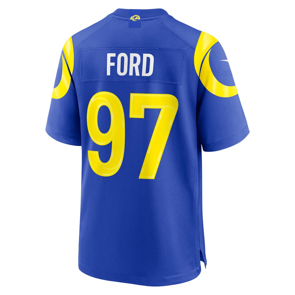 Men's Los Angeles Rams Poona Ford Nike Royal Game Jersey - Image 4