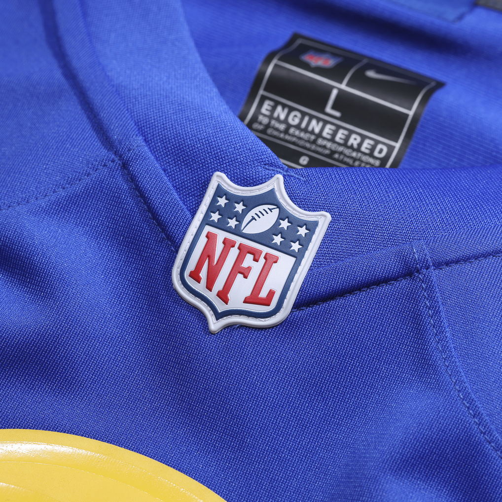 Men's Los Angeles Rams Poona Ford Nike  Royal Team Game Jersey - Image 5