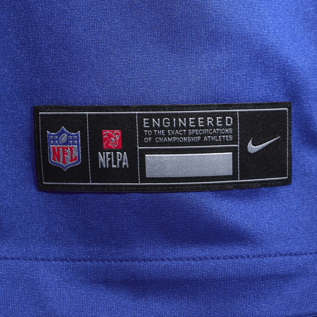 Men's Los Angeles Rams Poona Ford Nike  Royal Team Game Jersey - Image 7