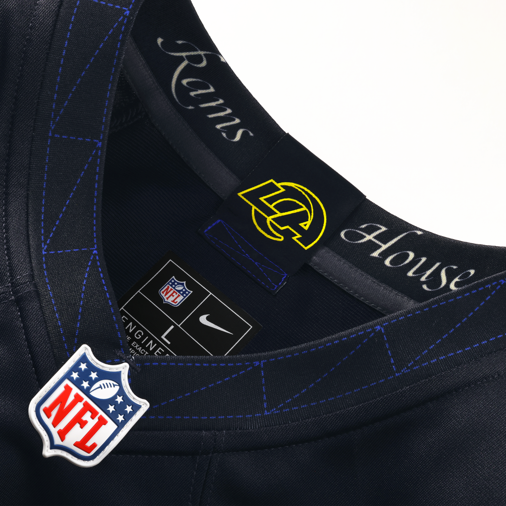 Men's Los Angeles Rams Puka Nacua Nike Dark Blue Rivalries Collection Game Jersey - Image 11