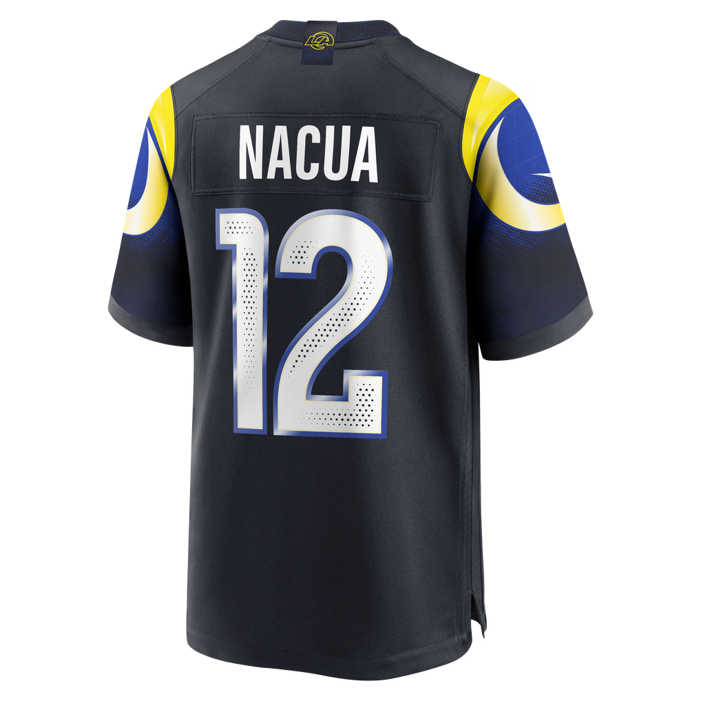 Men's Los Angeles Rams Puka Nacua Nike Dark Blue Rivalries Collection Game Jersey - Image 8