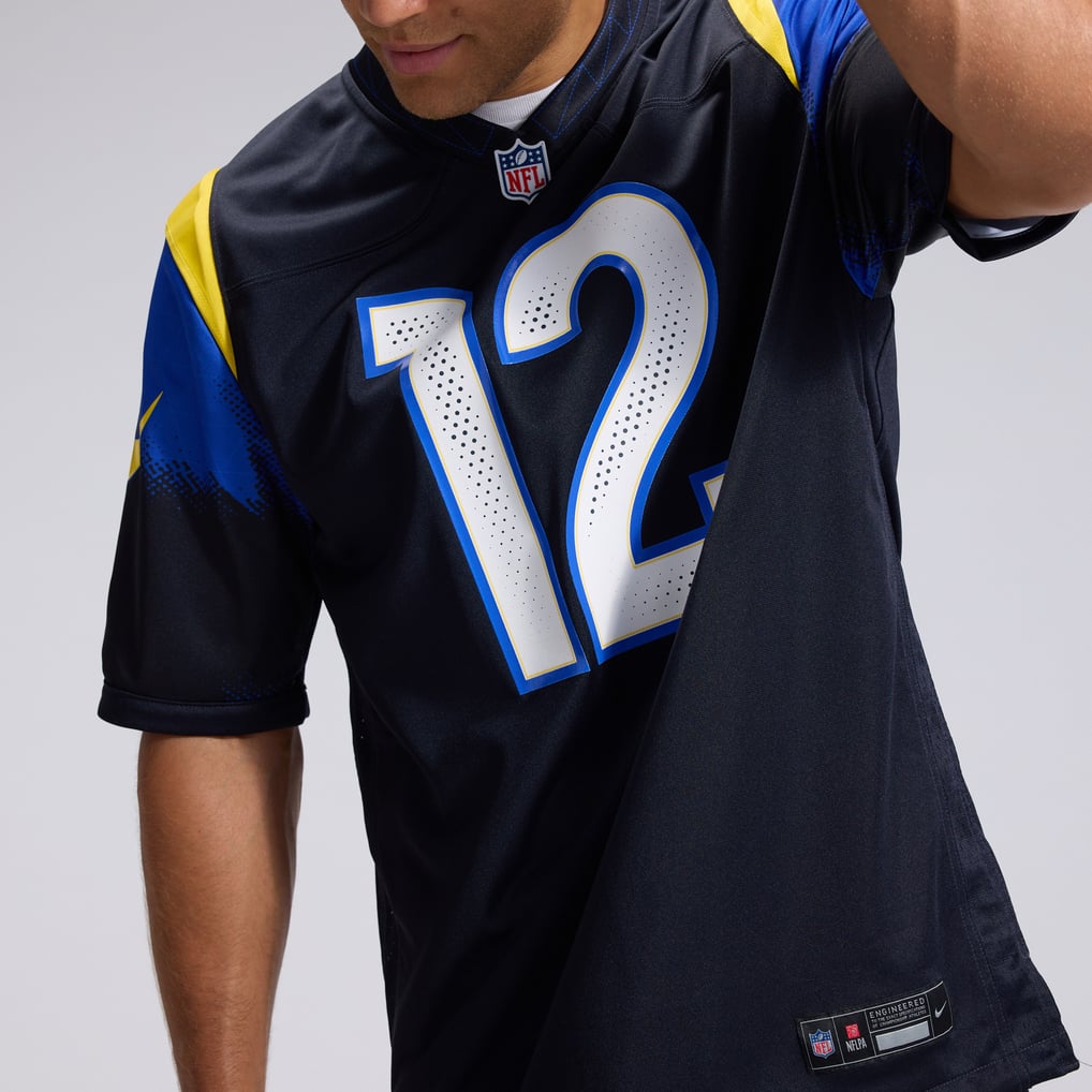 Men's Los Angeles Rams Puka Nacua Nike Dark Blue Rivalries Collection Game Jersey - Image 10