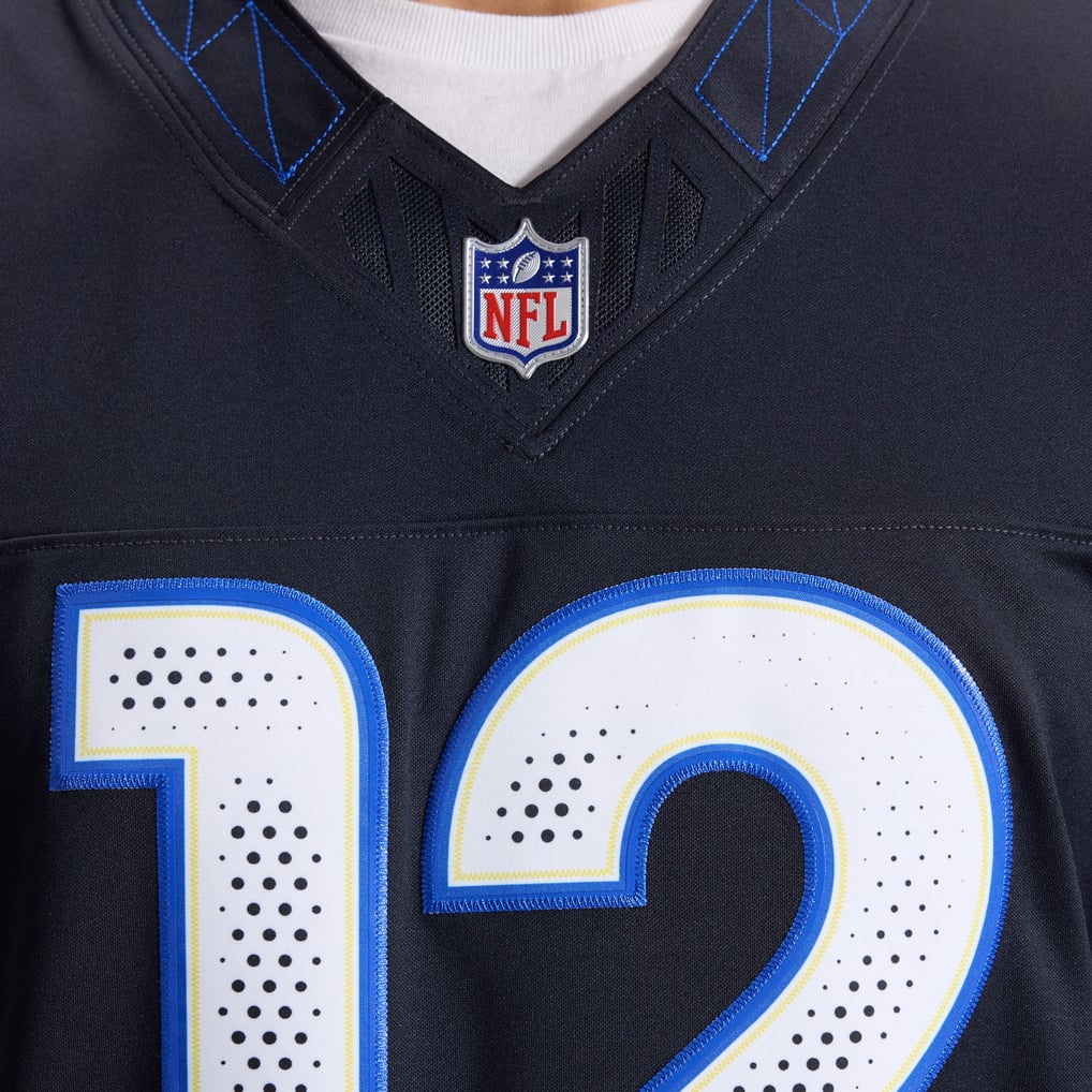 Men's Los Angeles Rams Puka Nacua Nike Dark Blue Rivalries Collection Stitched Limited Jersey - Image 14