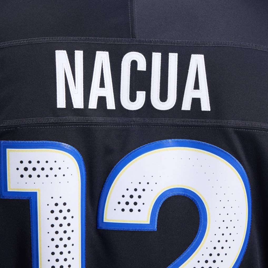 Men's Los Angeles Rams Puka Nacua Nike Dark Blue Rivalries Collection Stitched Limited Jersey - Image 15
