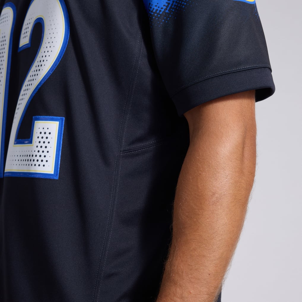 Men's Los Angeles Rams Puka Nacua Nike Dark Blue Rivalries Collection Stitched Limited Jersey - Image 16