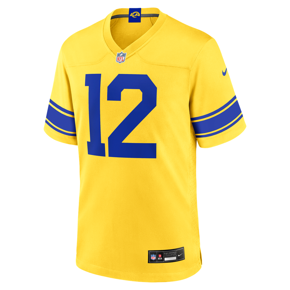 Men's Los Angeles Rams Puka Nacua Nike Classic Sol Game Jersey - Image 3