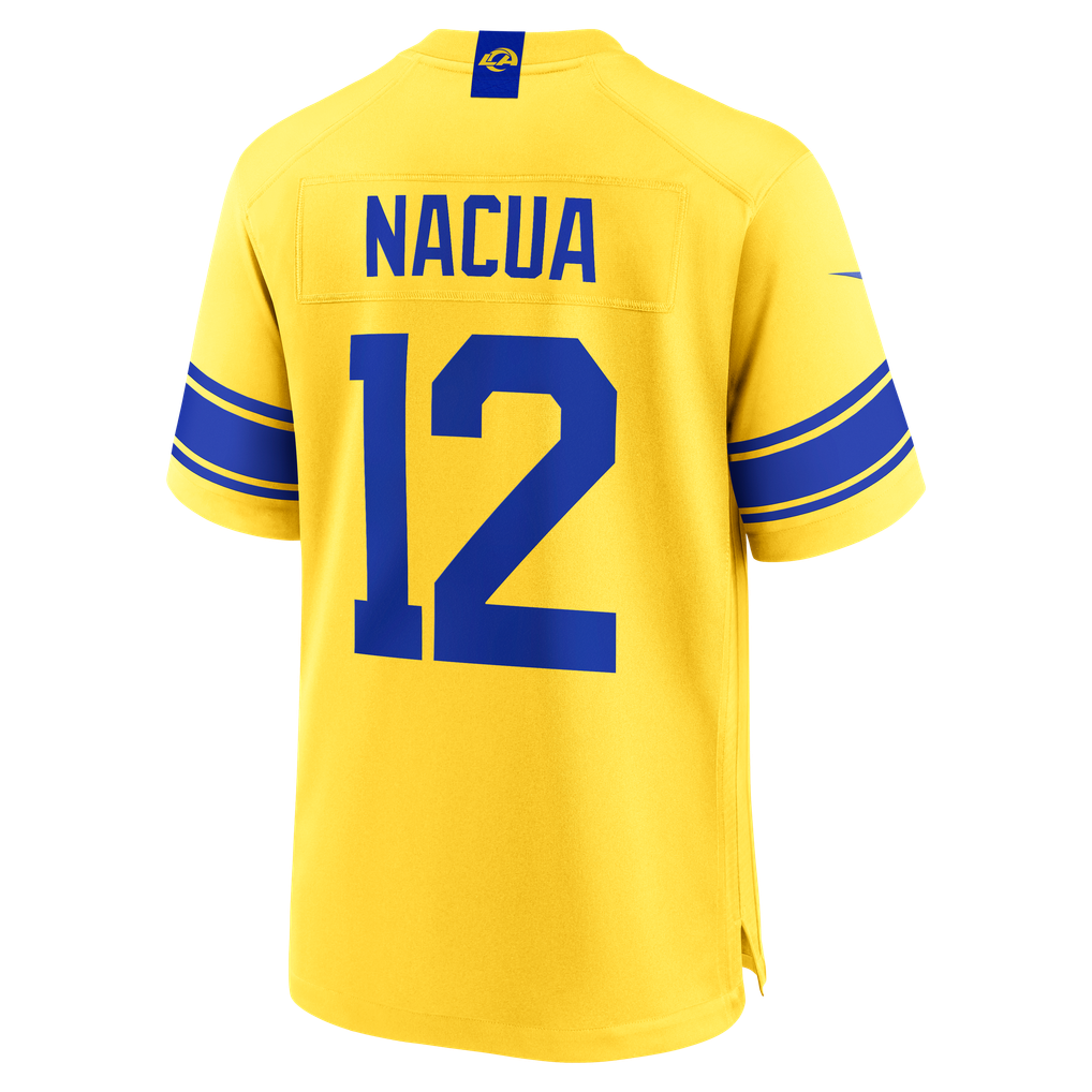 Men's Los Angeles Rams Puka Nacua Nike Classic Sol Game Jersey - Image 4