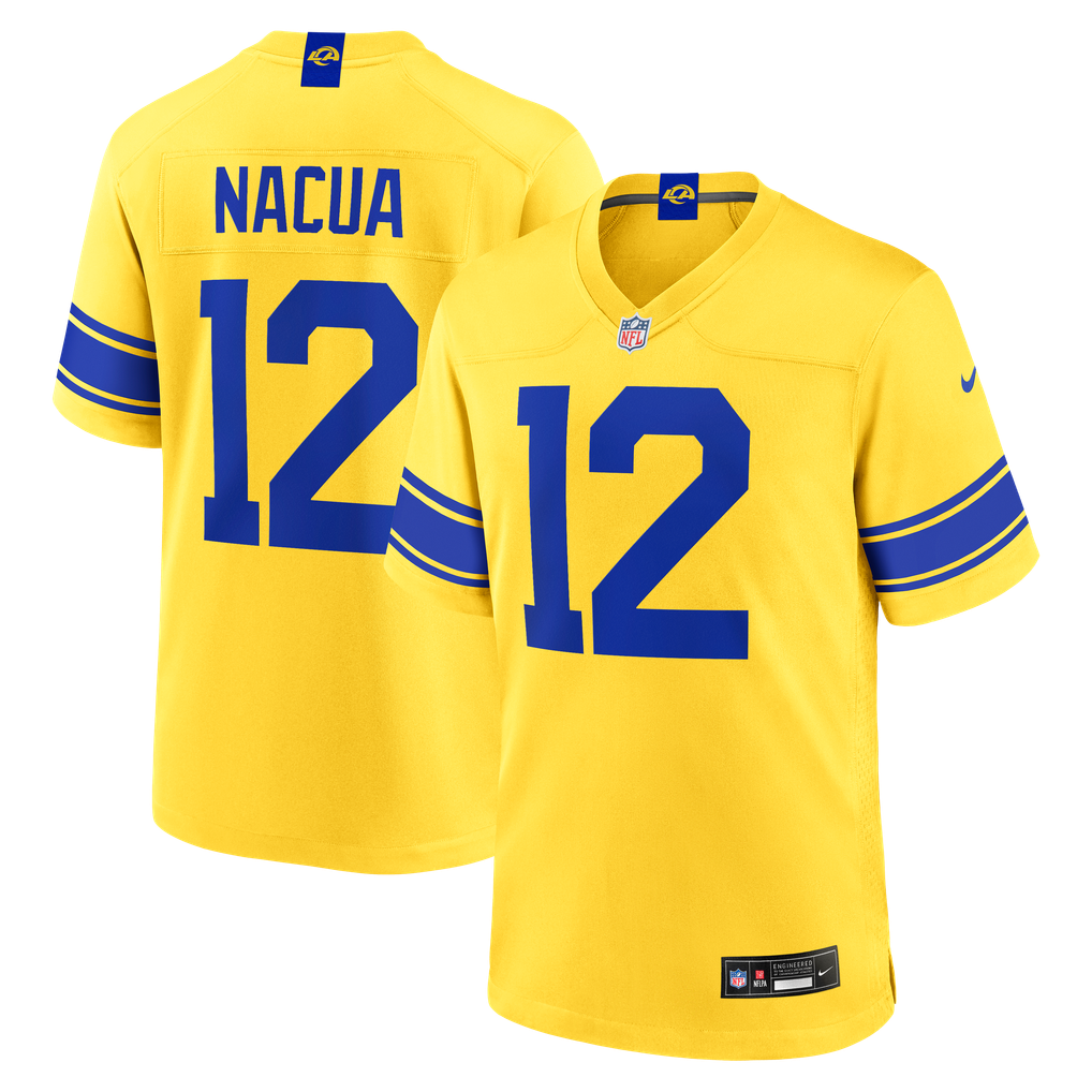 Men's Los Angeles Rams Puka Nacua Nike Classic Sol Game Jersey - Image 1