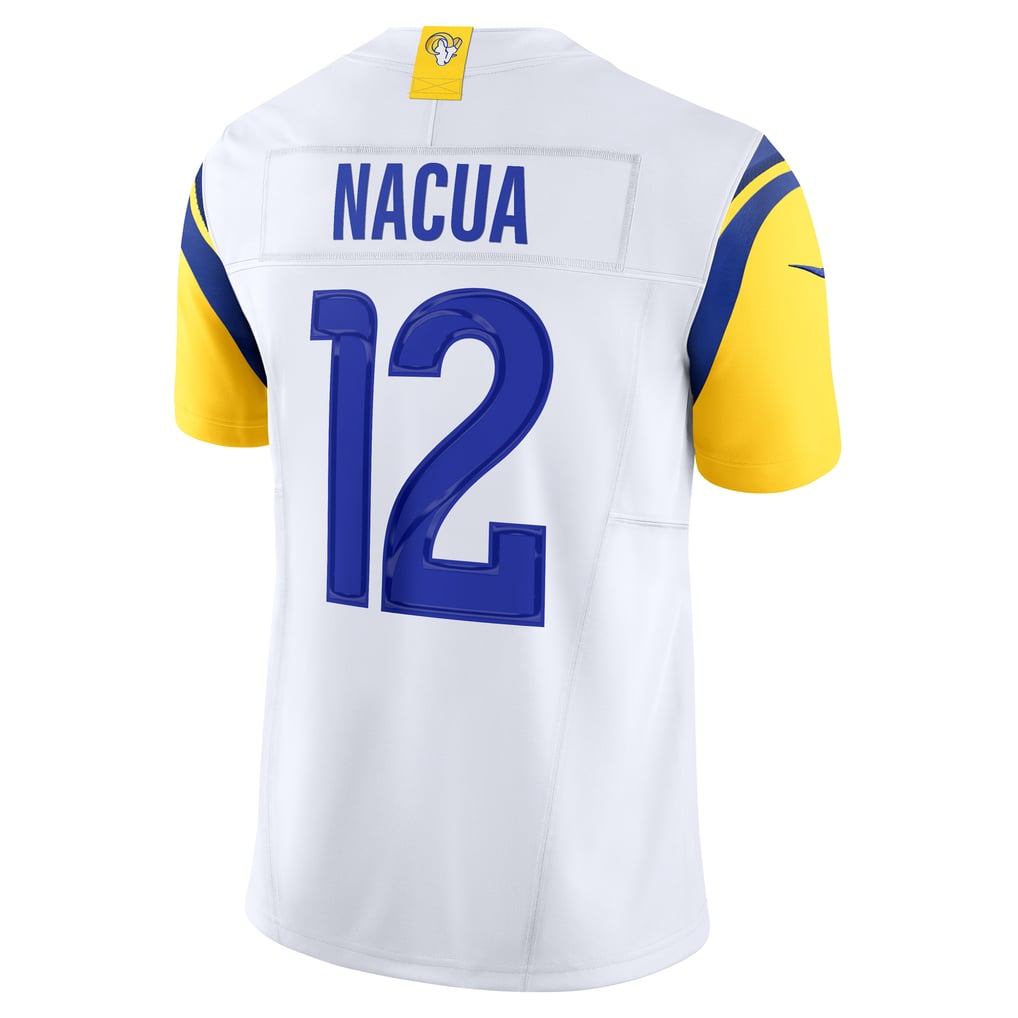 Men's Los Angeles Rams Puka Nacua Nike White Vapor F.U.S.E. Limited Player Jersey - Image 4
