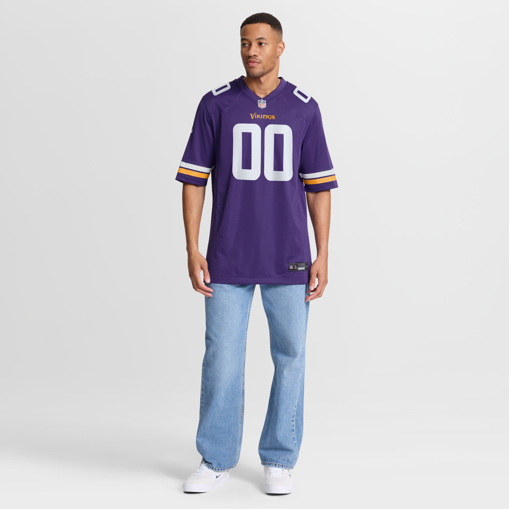 Men's Minnesota Vikings Nike Purple Custom Game Jersey - Image 8