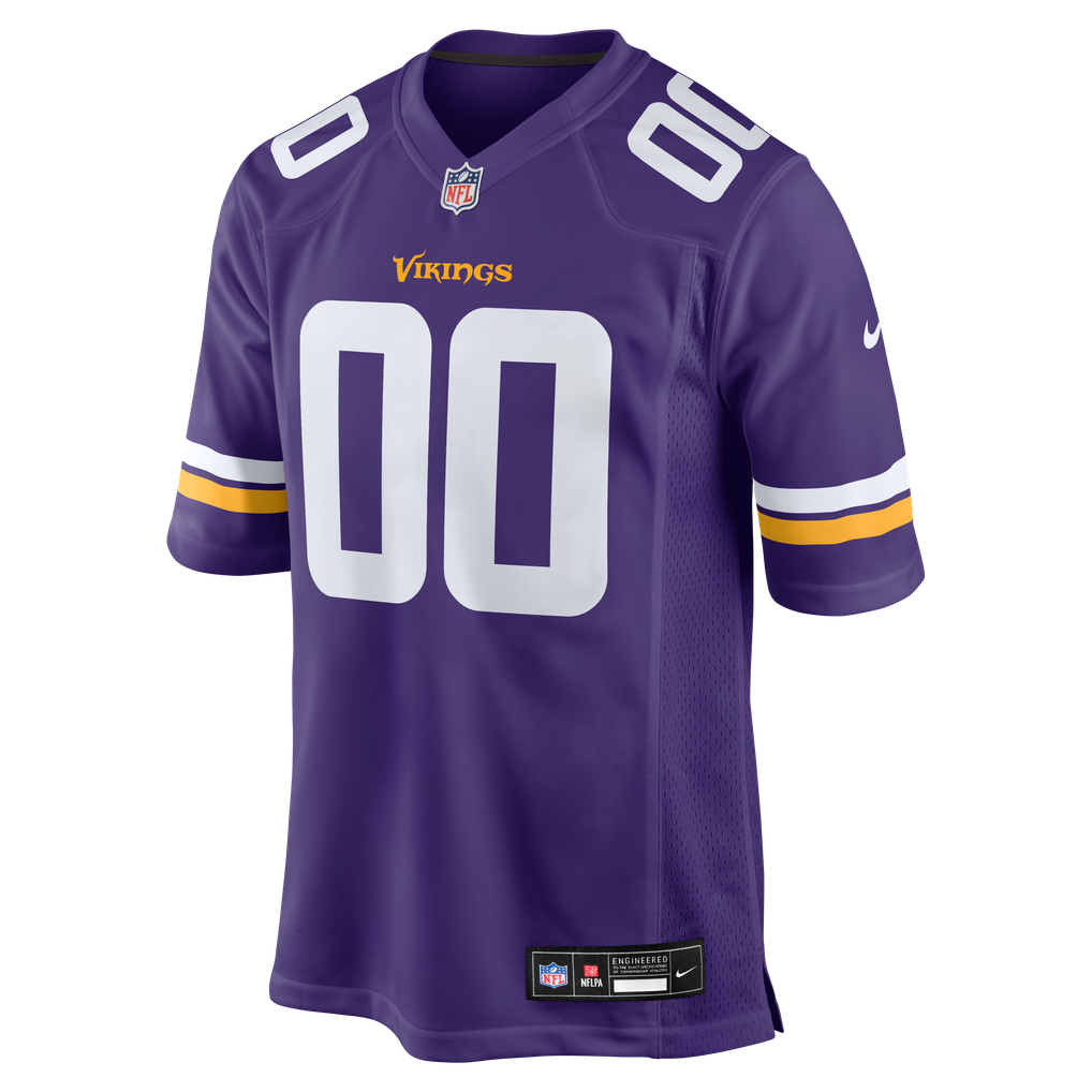 Men's Minnesota Vikings Nike Purple Custom Game Jersey - Image 3
