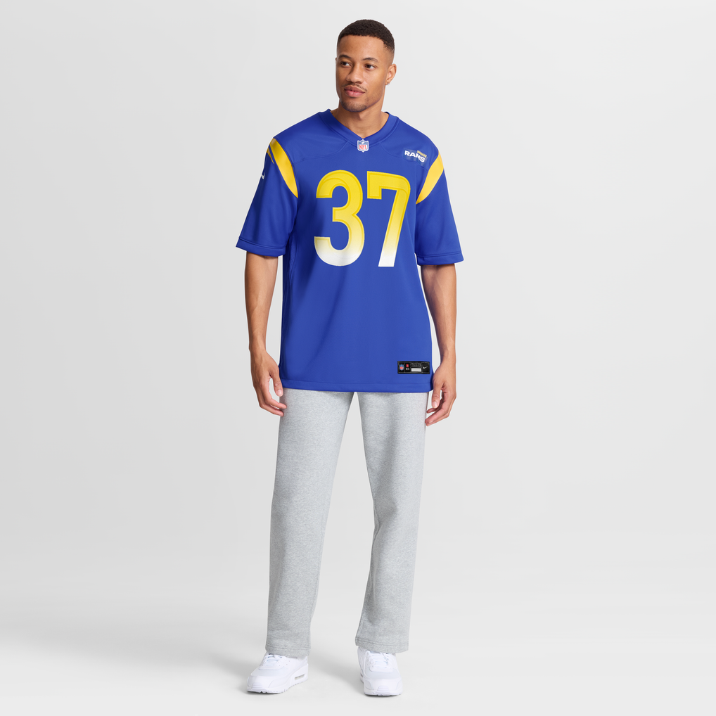 Men's Los Angeles Rams Quentin Lake Nike Royal Game Player Jersey - Image 8