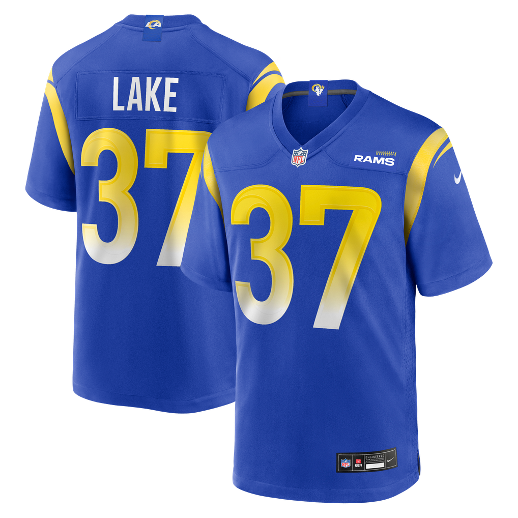 Men's Los Angeles Rams Quentin Lake Nike Royal Game Player Jersey - Image 2