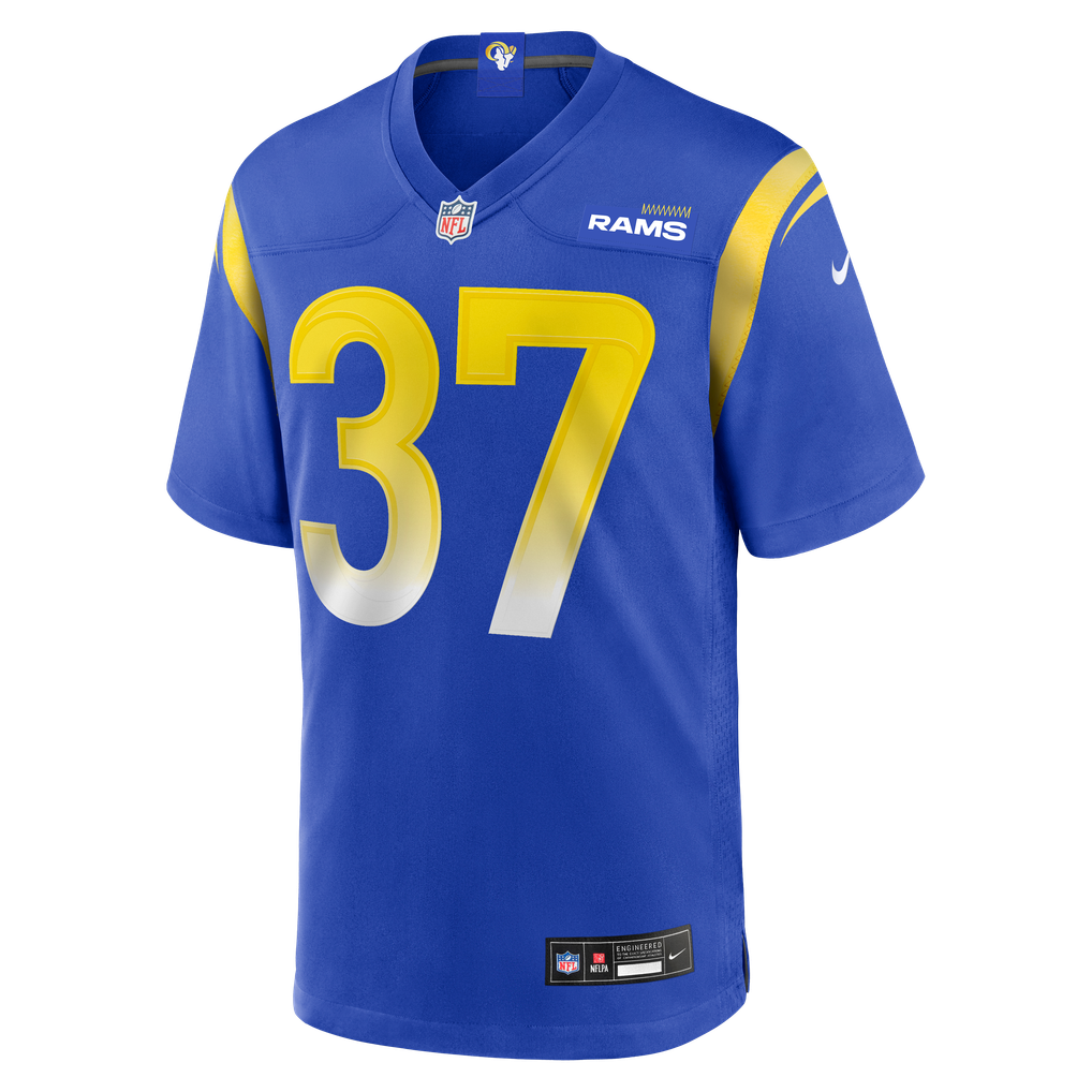 Men's Los Angeles Rams Quentin Lake Nike Royal Game Player Jersey - Image 3