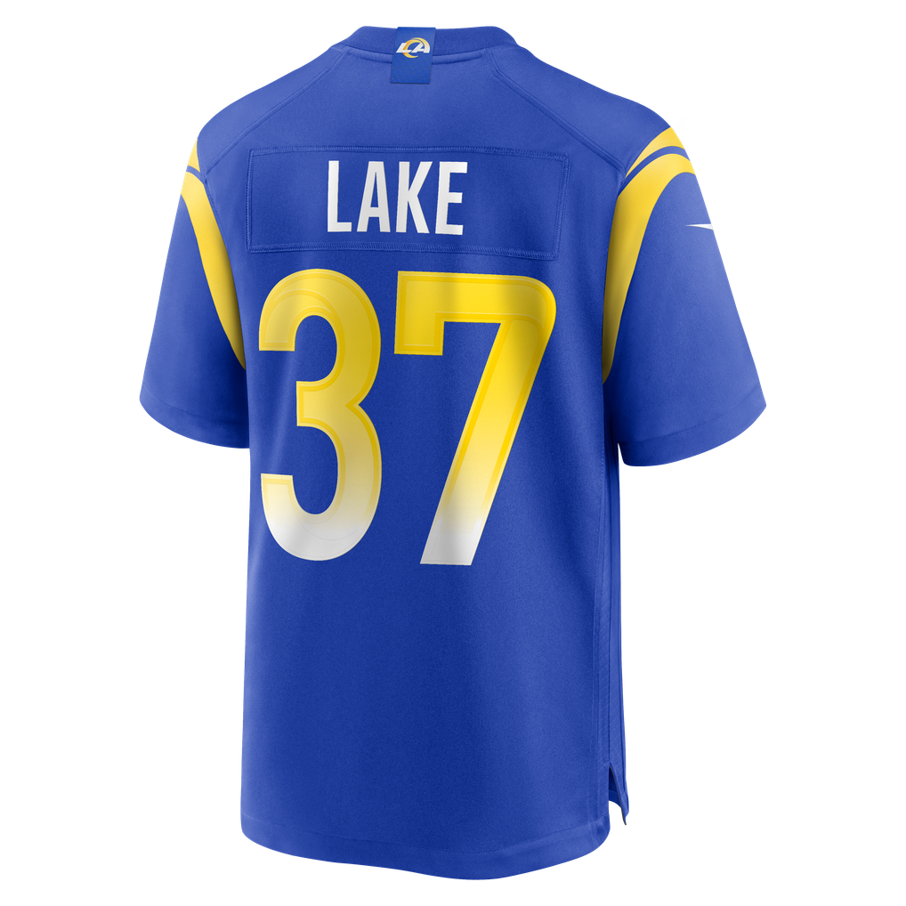 Men's Los Angeles Rams Quentin Lake Nike Royal Game Player Jersey - Image 4