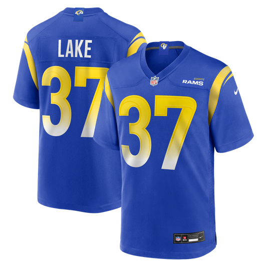 Men's Los Angeles Rams Quentin Lake Nike Royal Game Player Jersey - Image 1