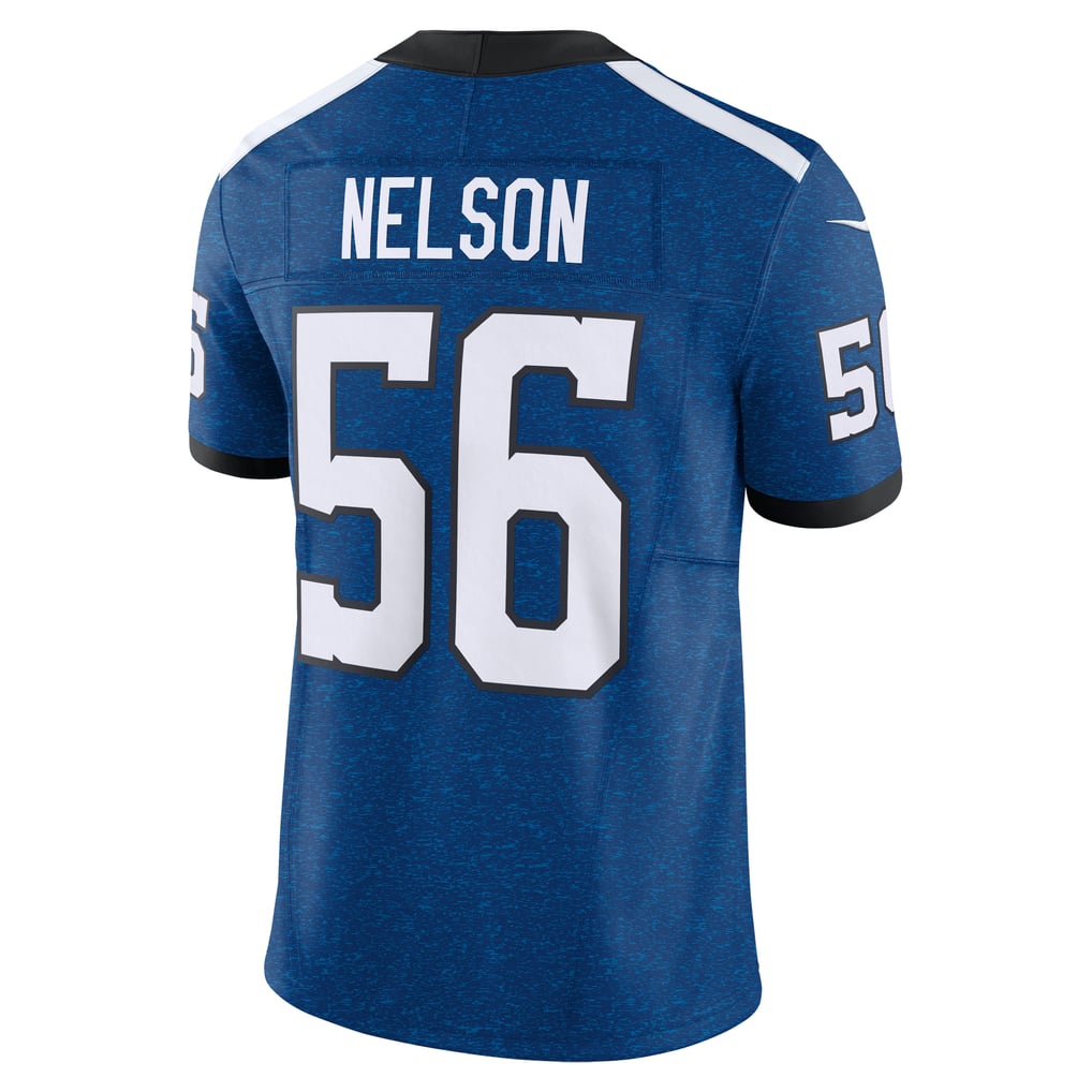 Men's Indianapolis Colts Quenton Nelson Nike Blue Vapor F.U.S.E. Limited Jersey - Image 4