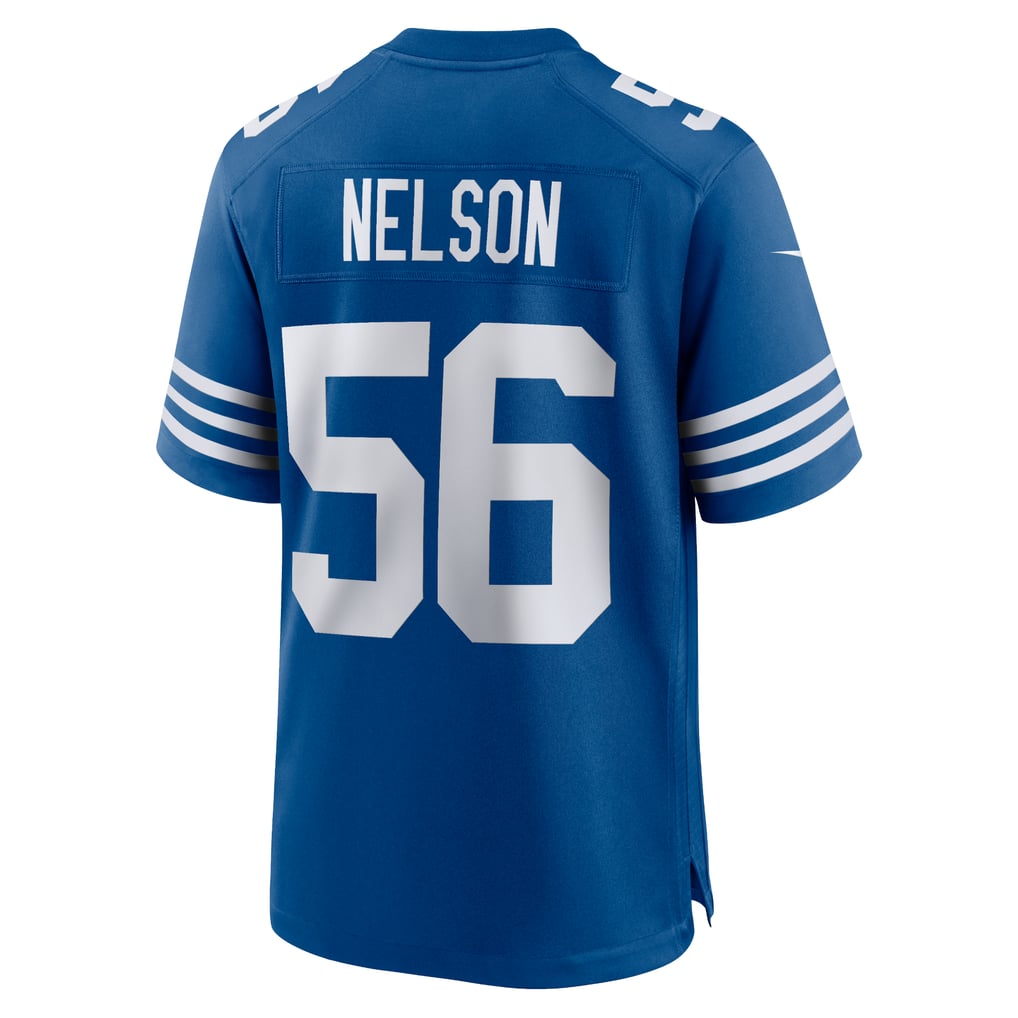 Men's Indianapolis Colts Quenton Nelson Nike Royal Alternate Game Jersey - Image 4