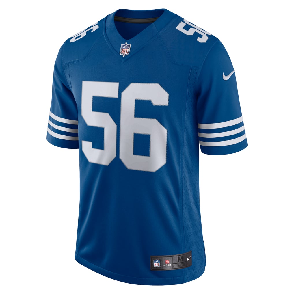 Men's Indianapolis Colts Quenton Nelson Nike Royal Alternate Vapor Limited Jersey - Image 3