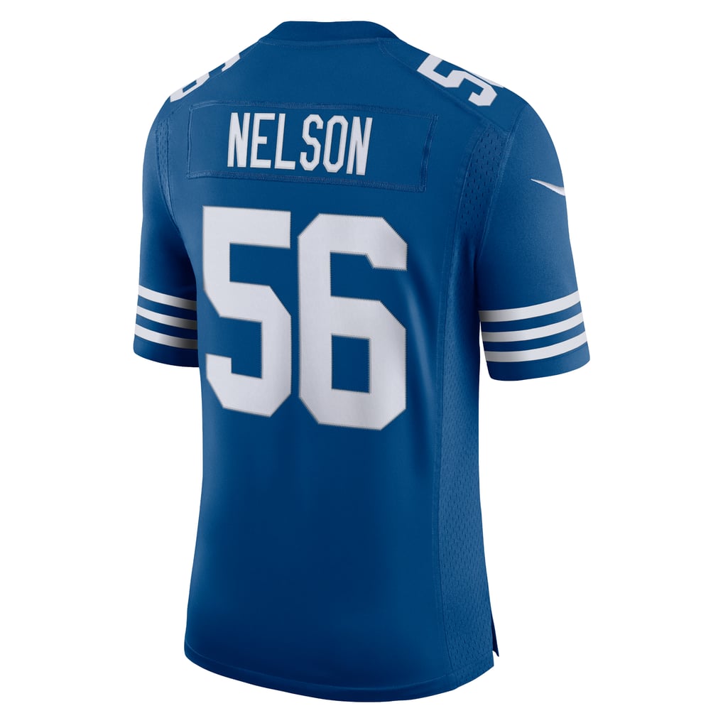 Men's Indianapolis Colts Quenton Nelson Nike Royal Alternate Vapor Limited Jersey - Image 4
