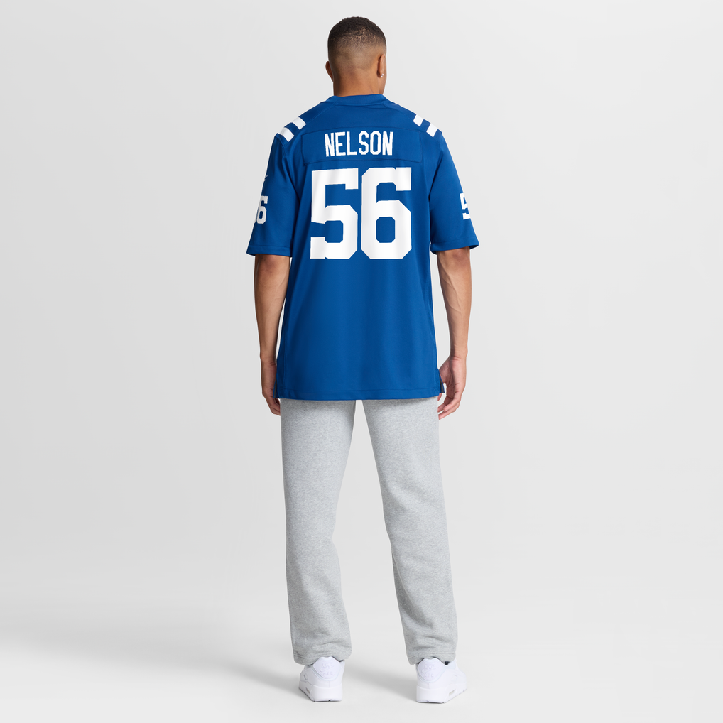 Men's Indianapolis Colts Quenton Nelson Nike Royal Game Player Jersey - Image 9