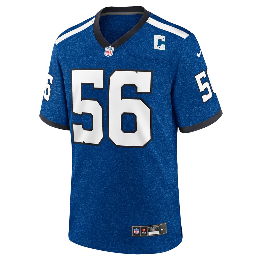 Men's Indianapolis Colts Quenton Nelson Nike Royal Indiana Nights Alternate Game Jersey - Image 3