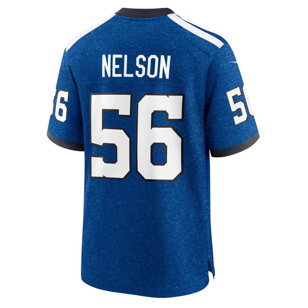 Men's Indianapolis Colts Quenton Nelson Nike Royal Indiana Nights Alternate Game Jersey - Image 4