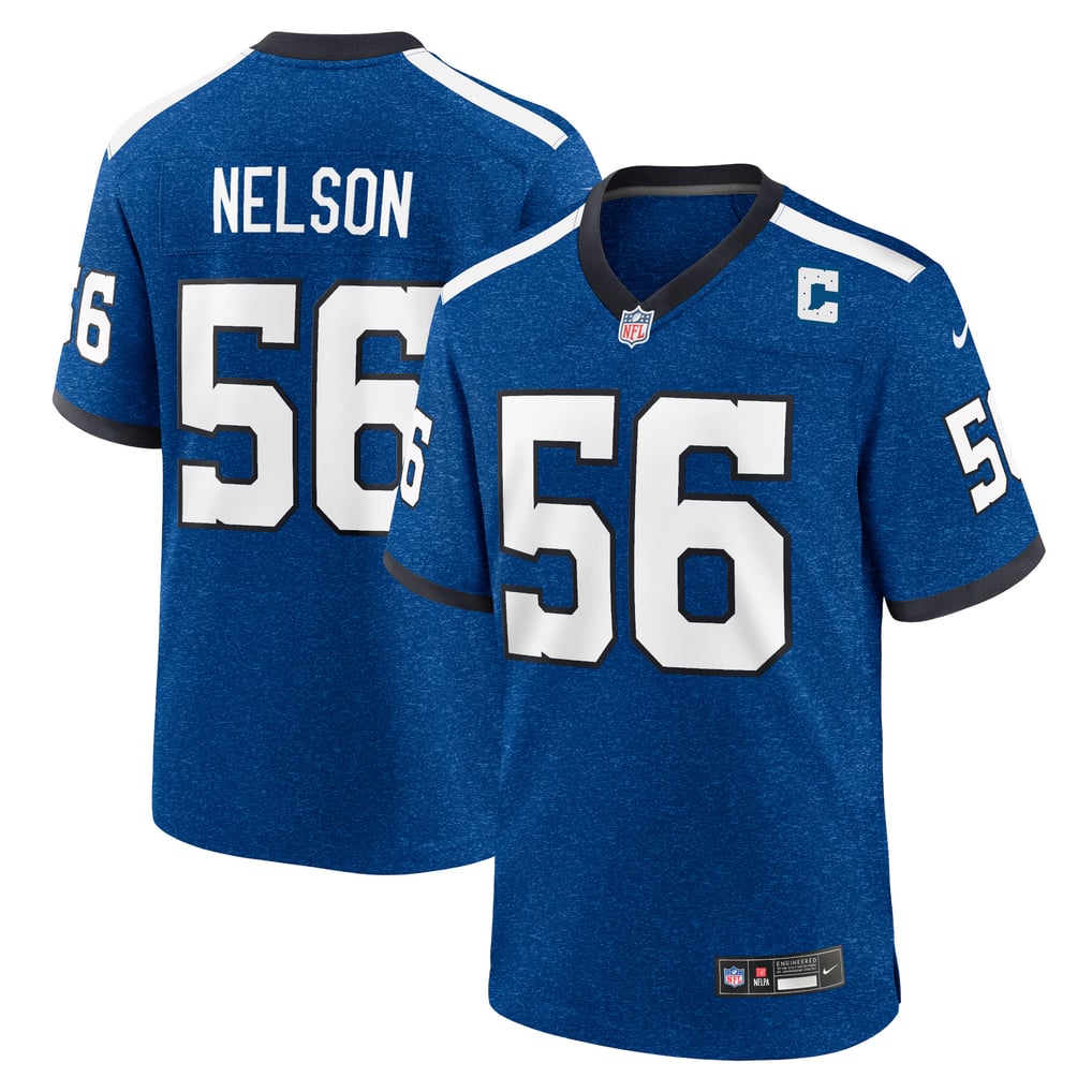 Men's Indianapolis Colts Quenton Nelson Nike Royal Indiana Nights Alternate Game Jersey - Image 1