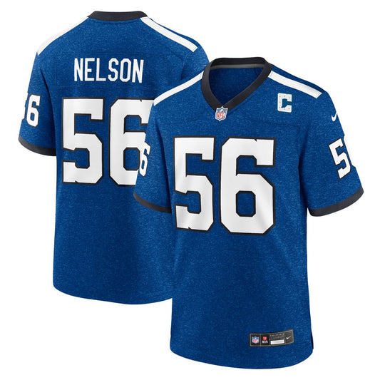 Men's Indianapolis Colts Quenton Nelson Nike Royal Indiana Nights Alternate Game Jersey - Image 1