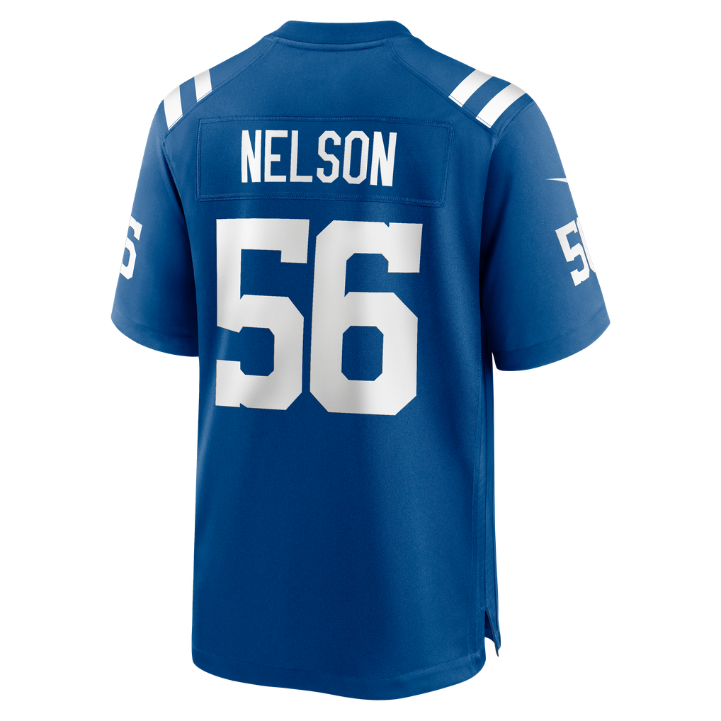 Men's Indianapolis Colts Quenton Nelson Nike Royal Player Game Jersey - Image 4
