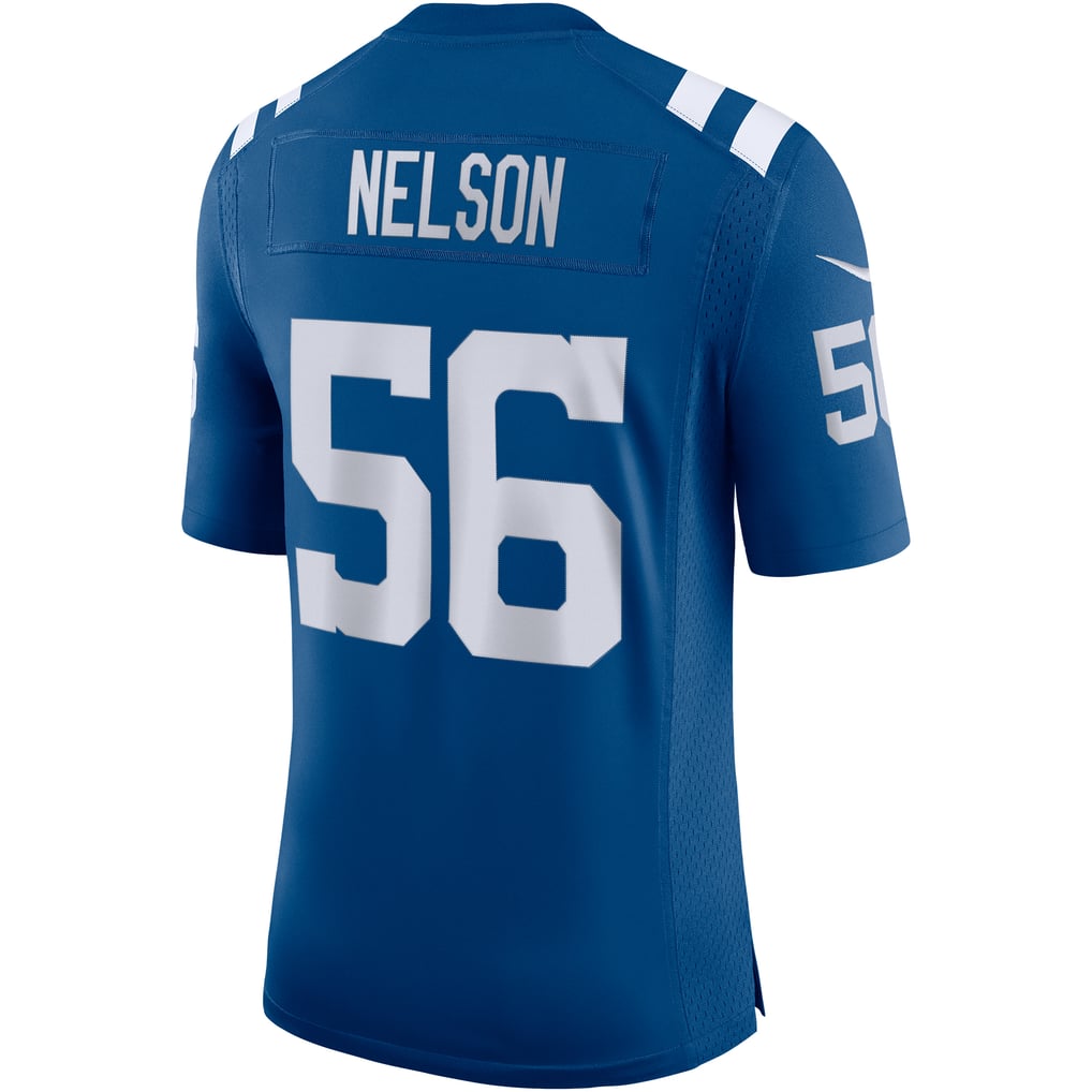 Men's Indianapolis Colts Quenton Nelson Nike Royal Vapor Limited Jersey - Image 4