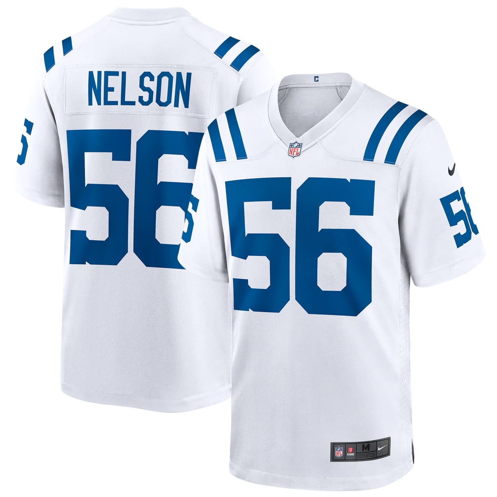 Men's Indianapolis Colts Quenton Nelson Nike White Game Player Jersey - Image 1