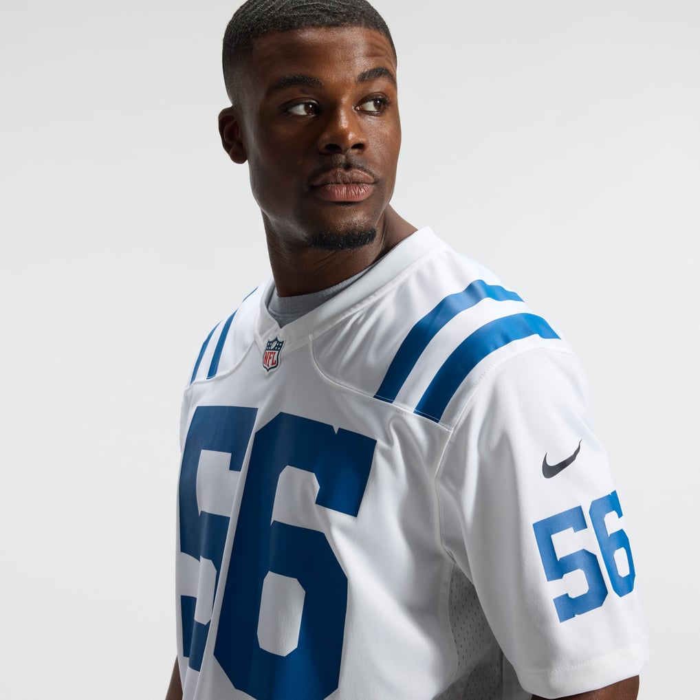 Men's Indianapolis Colts Quenton Nelson Nike White Game Player Jersey - Image 11
