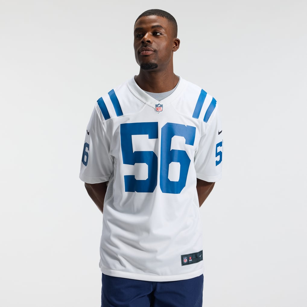 Men's Indianapolis Colts Quenton Nelson Nike White Game Player Jersey - Image 3