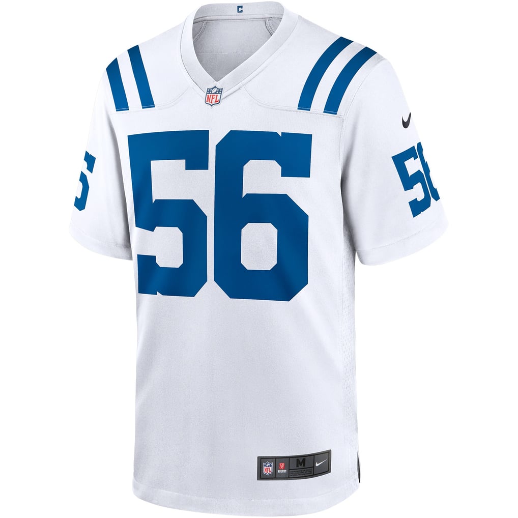 Men's Indianapolis Colts Quenton Nelson Nike White Game Player Jersey - Image 7