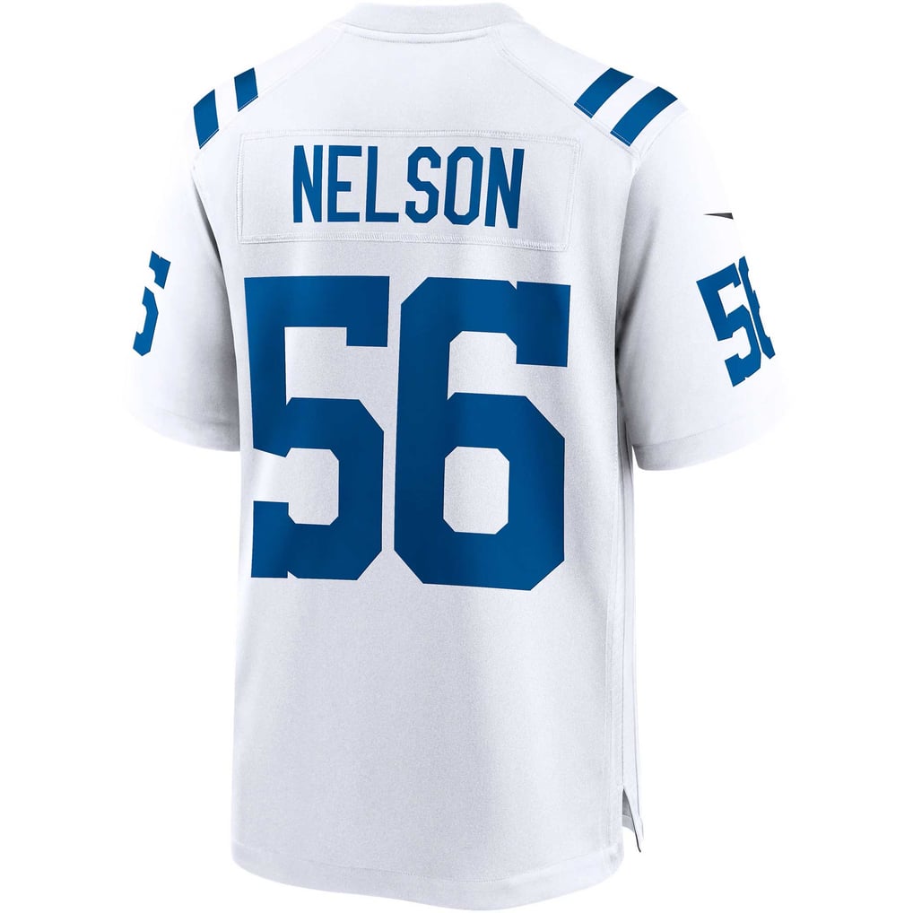 Men's Indianapolis Colts Quenton Nelson Nike White Game Player Jersey - Image 8