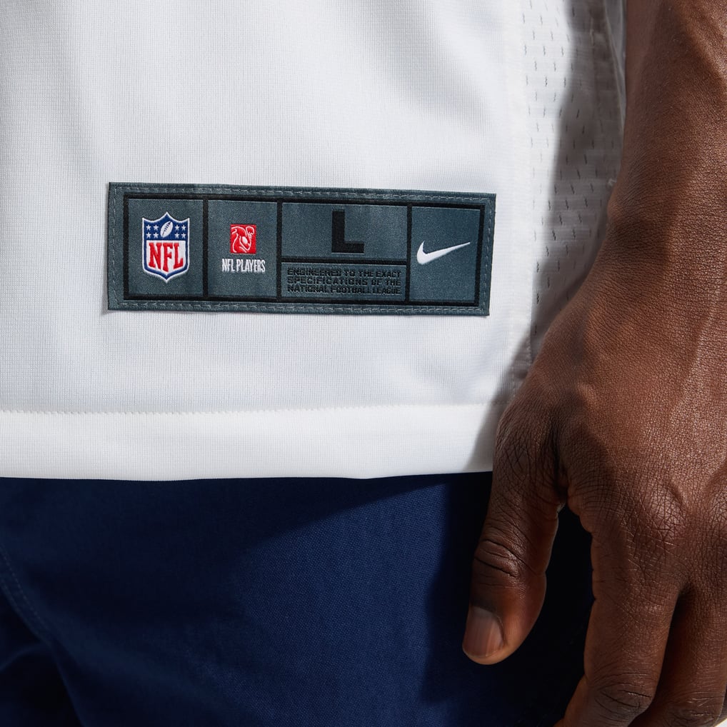 Men's Indianapolis Colts Quenton Nelson Nike White Game Player Jersey - Image 9