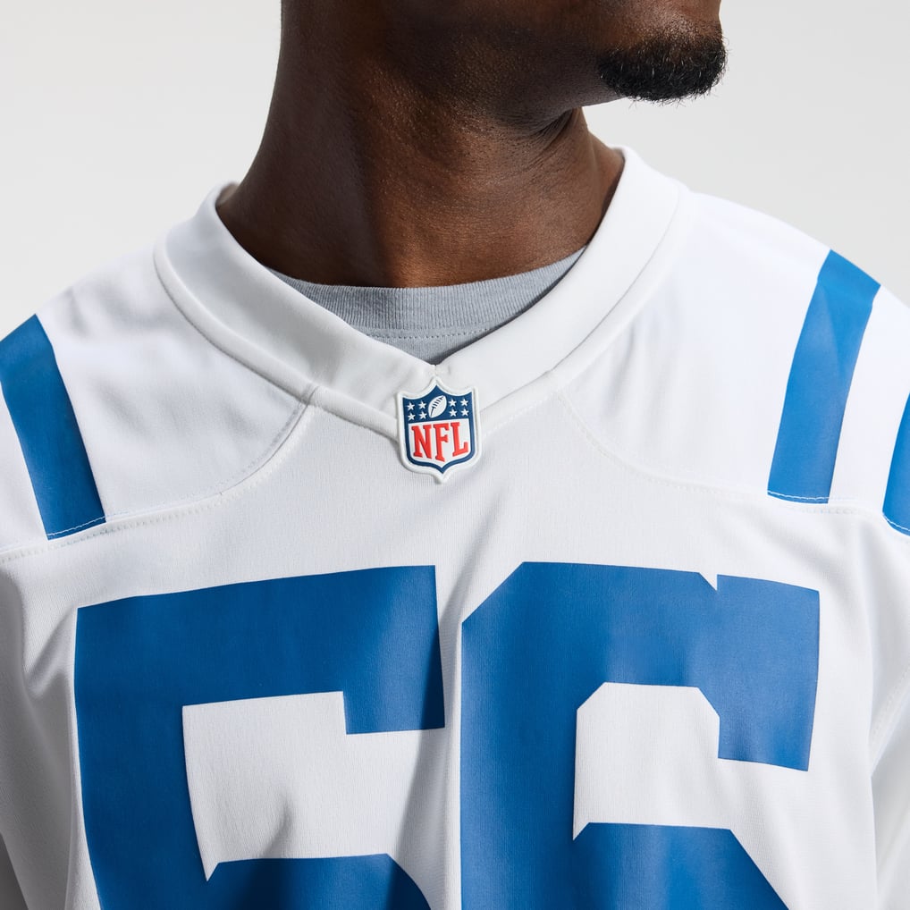 Men's Indianapolis Colts Quenton Nelson Nike White Game Player Jersey - Image 10