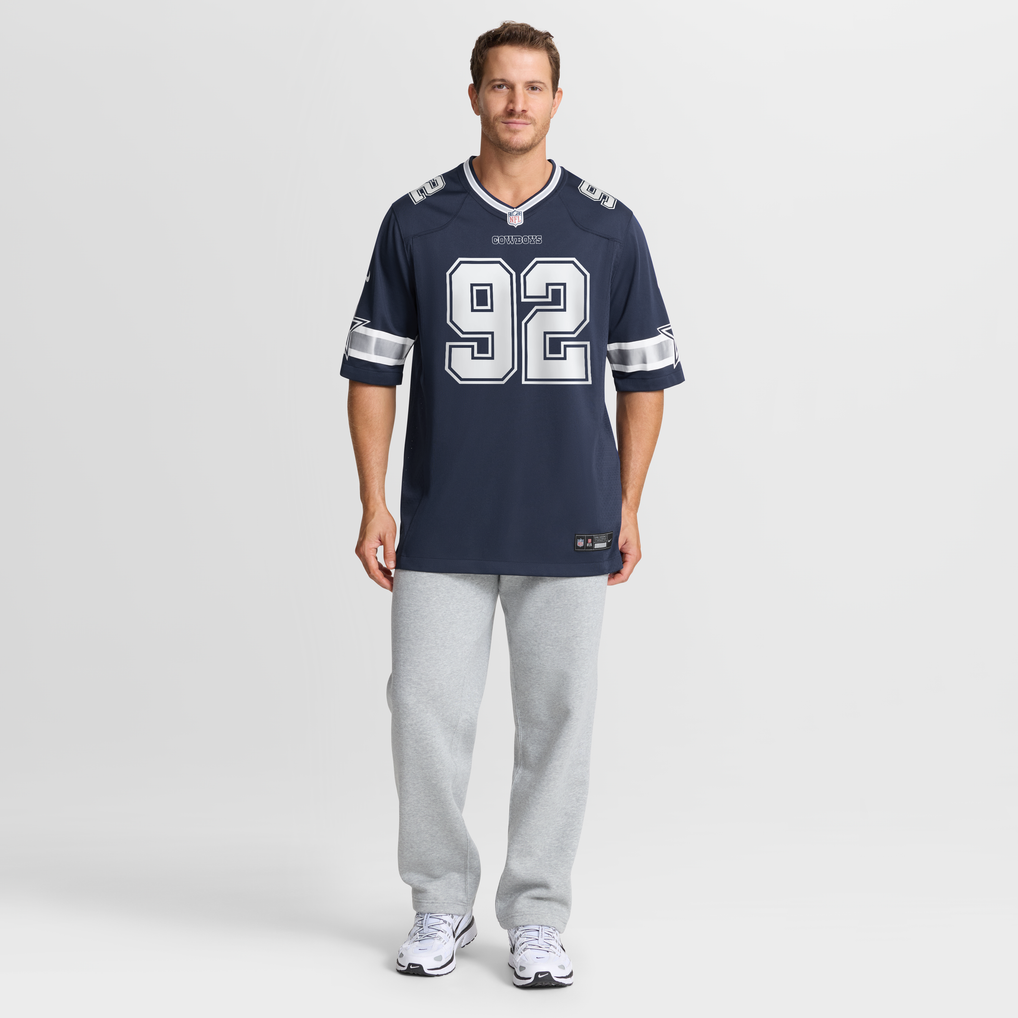 Men's Dallas Cowboys Quinnen Williams Nike Navy Team Game Jersey - Image 8