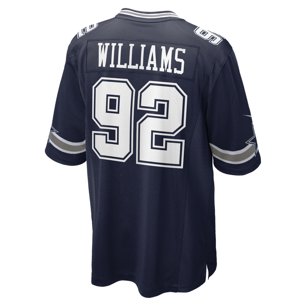 Men's Dallas Cowboys Quinnen Williams Nike Navy Team Game Jersey - Image 4