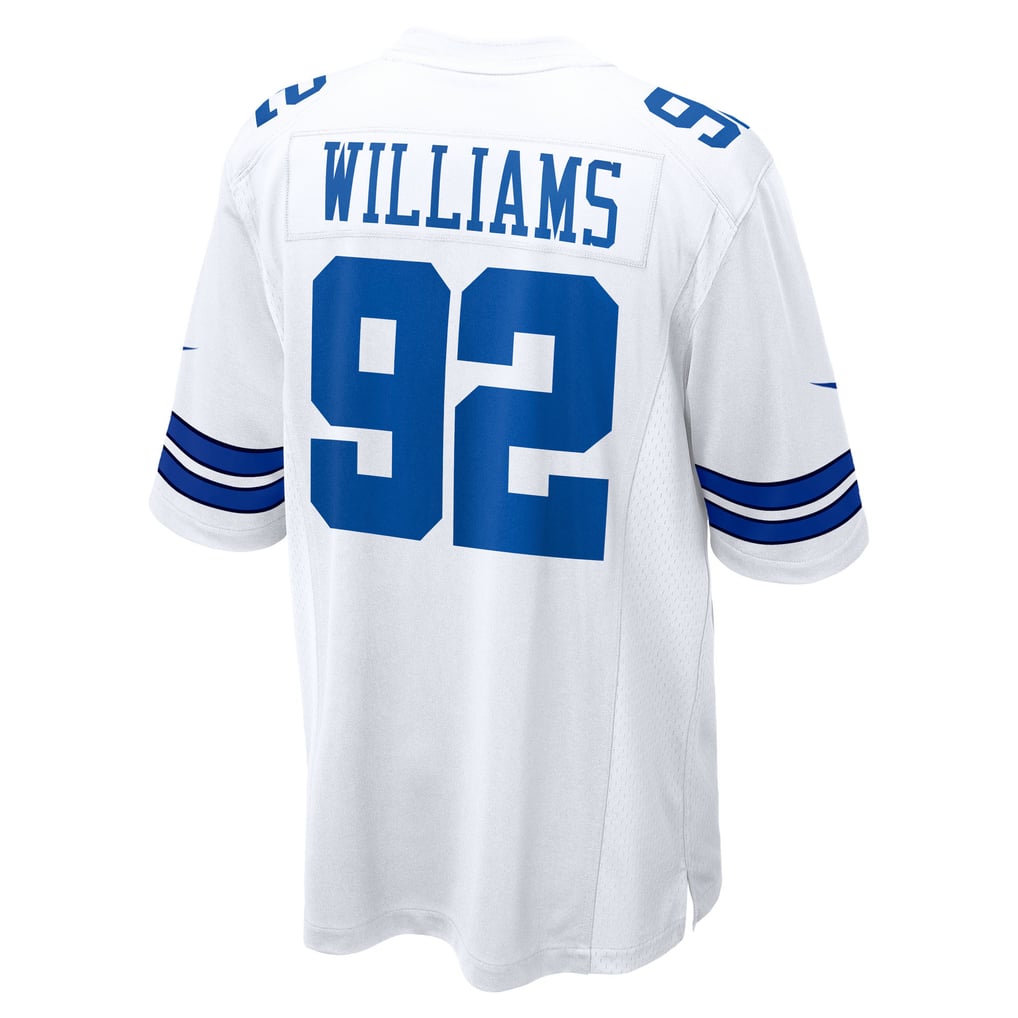 Men's Dallas Cowboys Quinnen Williams Nike White Game Jersey - Image 4