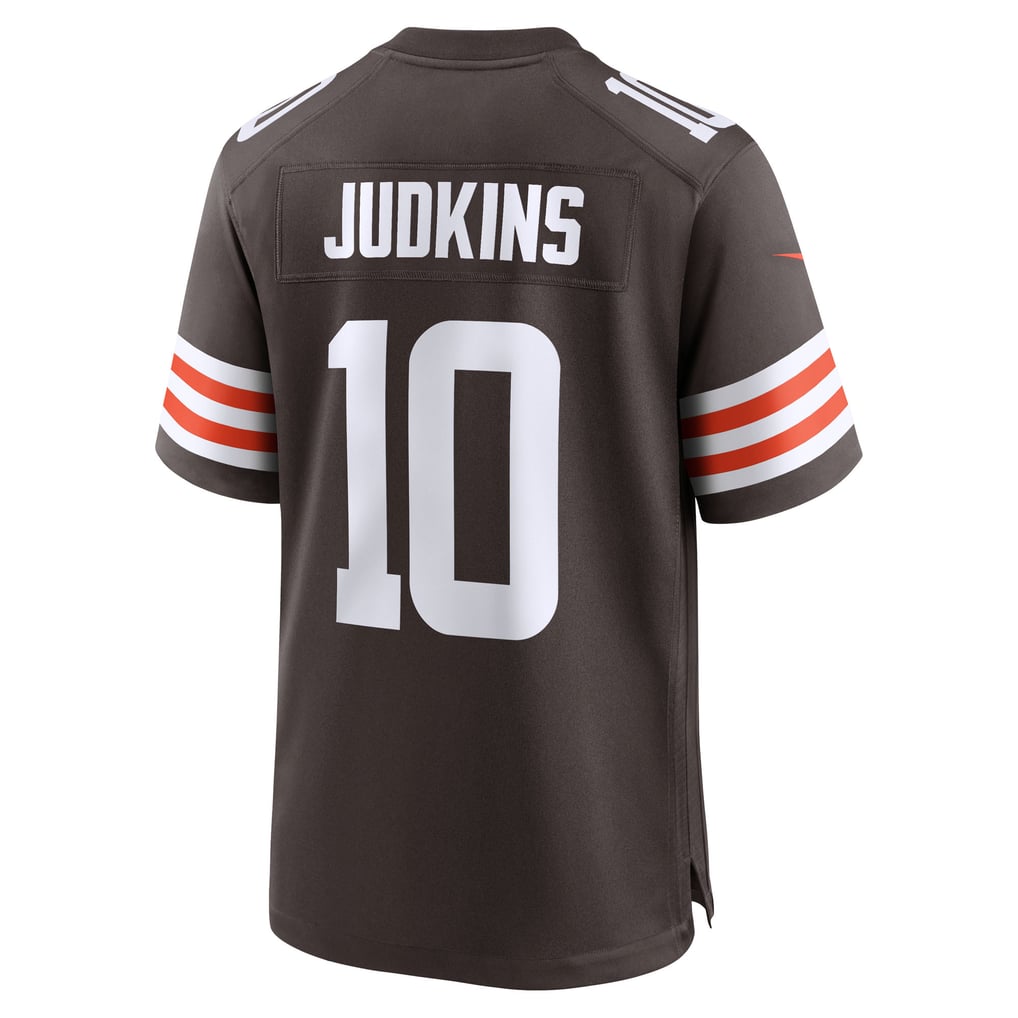 Men's Cleveland Browns Quinshon Judkins Nike Brown 2025 NFL Draft Game Jersey - Image 4