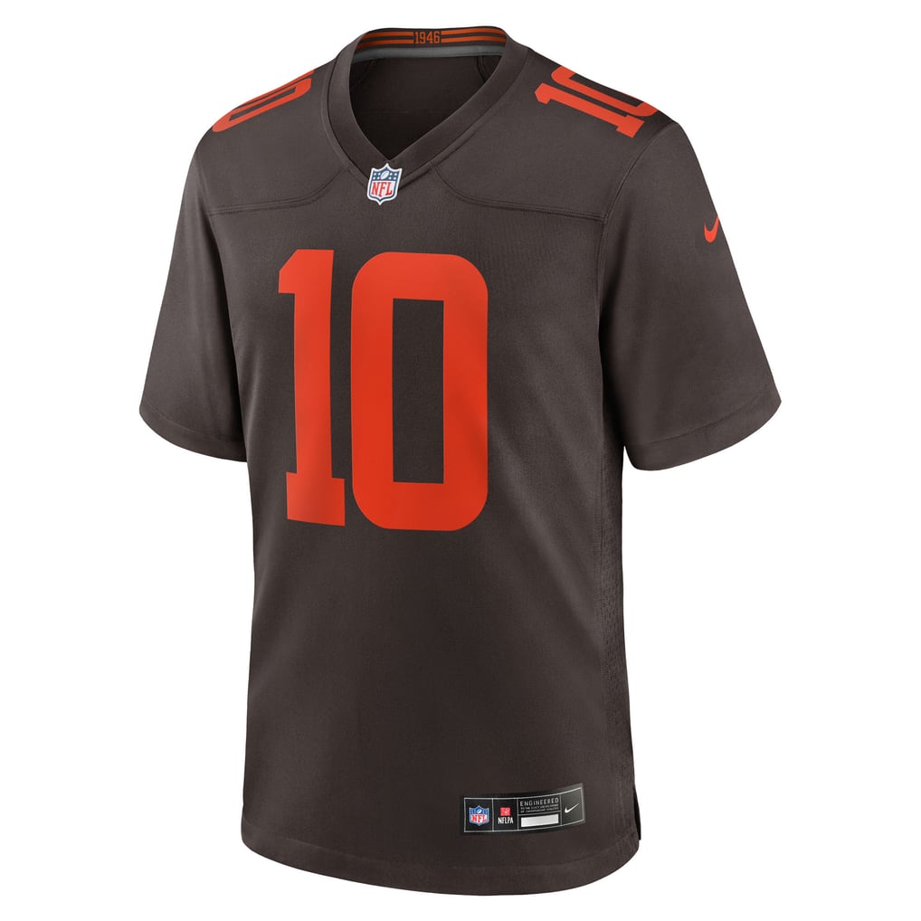 Men's Cleveland Browns Quinshon Judkins Nike Brown Alpha Dawg Game Jersey - Image 3