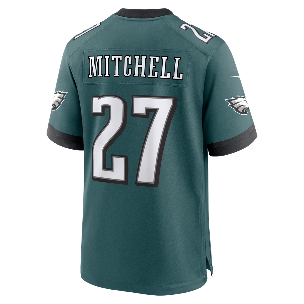 Men's Philadelphia Eagles Quinyon Mitchell Nike  Midnight Green Team Game Jersey - Image 4