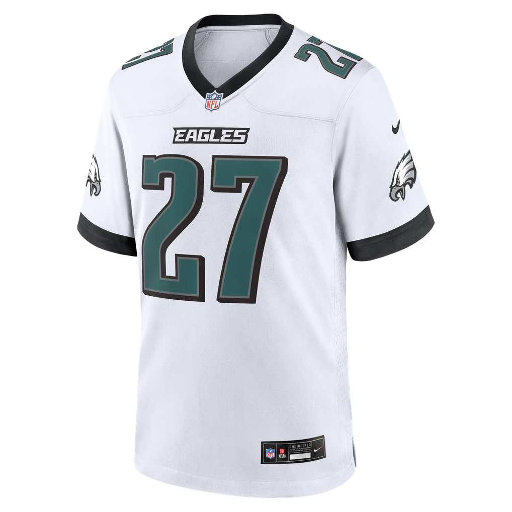 Men's Philadelphia Eagles Quinyon Mitchell Nike White Game Jersey - Image 3