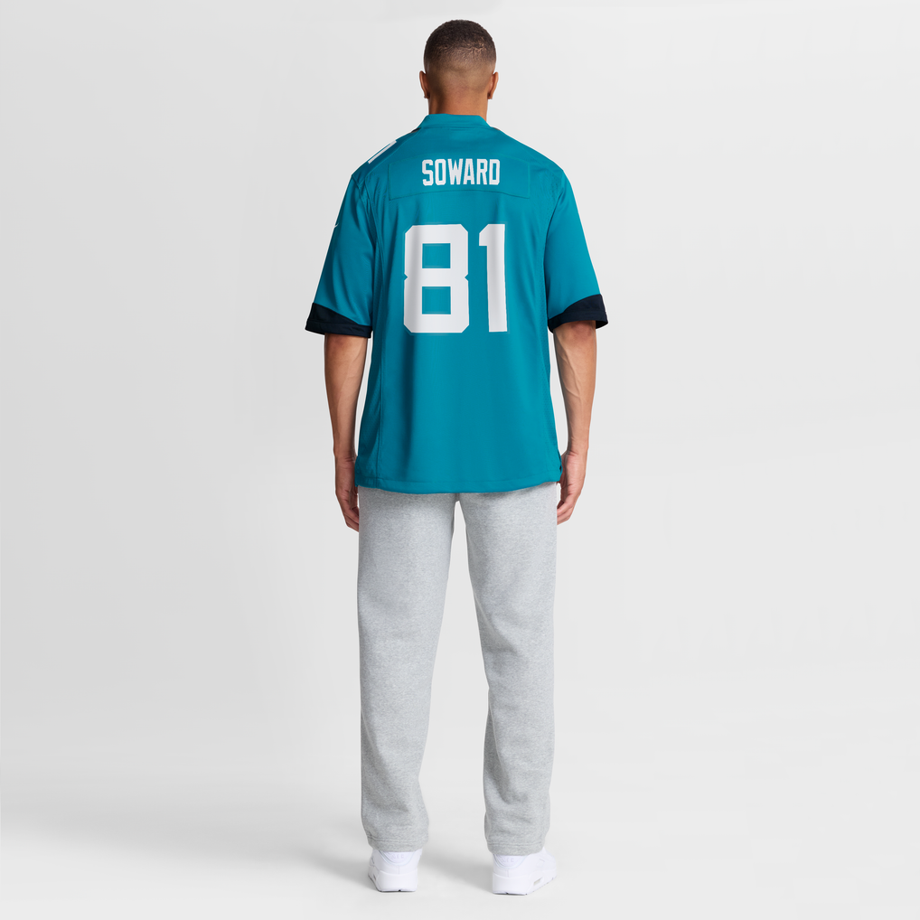 Men's Jacksonville Jaguars R. Jay Soward Nike  Teal Retired Player Team Game Jersey - Image 9