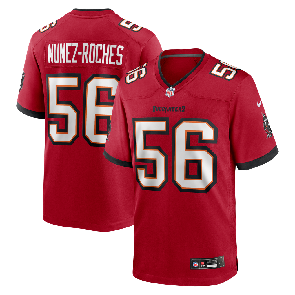 Men's Tampa Bay Buccaneers Rakeem Nunez-Roches Nike Red Team Game Jersey - Image 1