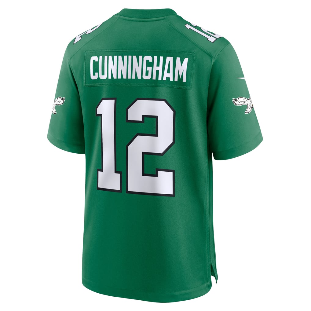 Men's Philadelphia Eagles Randall Cunningham Nike Kelly Green Alternate Retired Player Game Jersey - Image 4