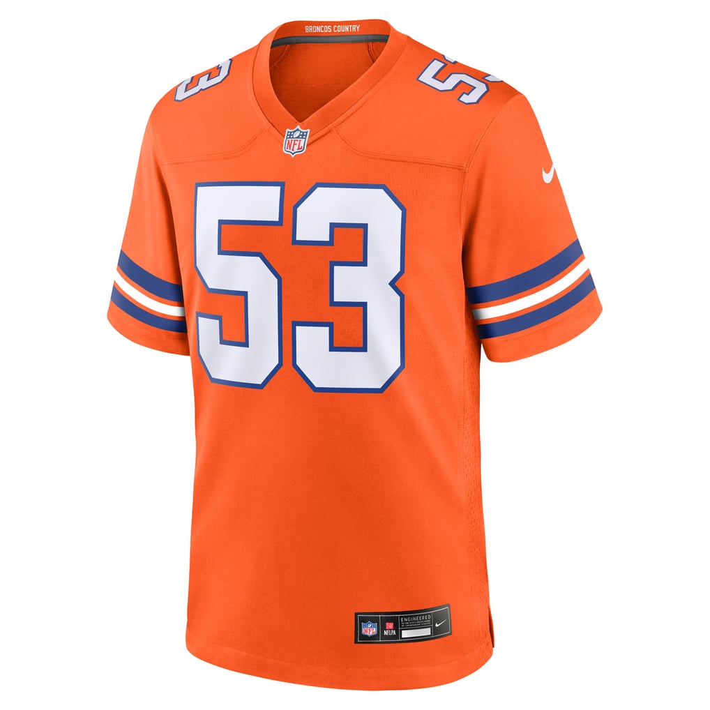 Men's Denver Broncos Randy Gradishar Nike Orange Retired Player Alternate Game Jersey - Image 3